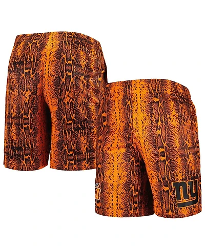 Men's New Era Orange York Giants Summer Pop Shorts