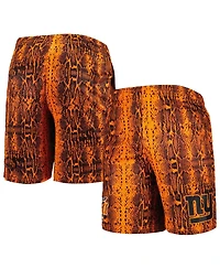Men's New Era Orange York Giants Summer Pop Shorts