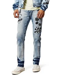 Reason Men's Big and Tall Reach Skinny Denim Jeans