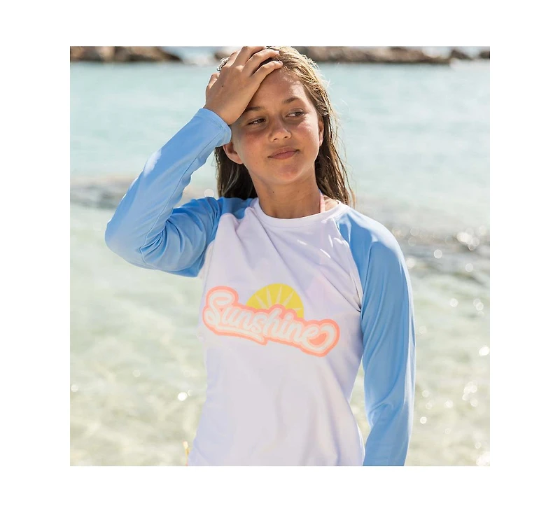 Toddler, Child Girls Sunshine Ls Rash Top