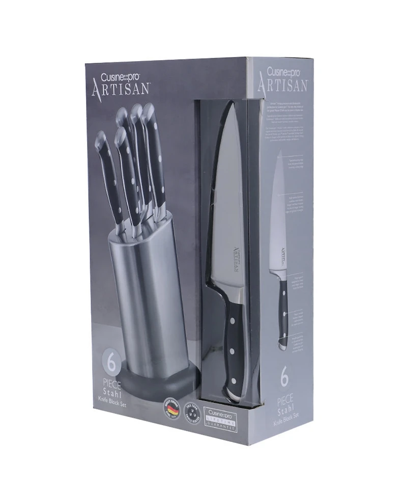 Cuisine::pro Artisan Stahl Knife Block Set, 6 Piece