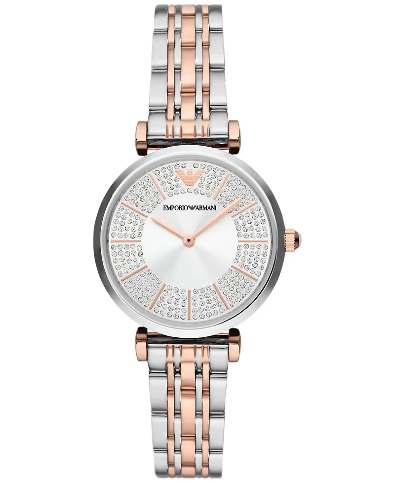 Emporio Armani Women's Two-Tone Stainless Steel Bracelet Watch 32mm
