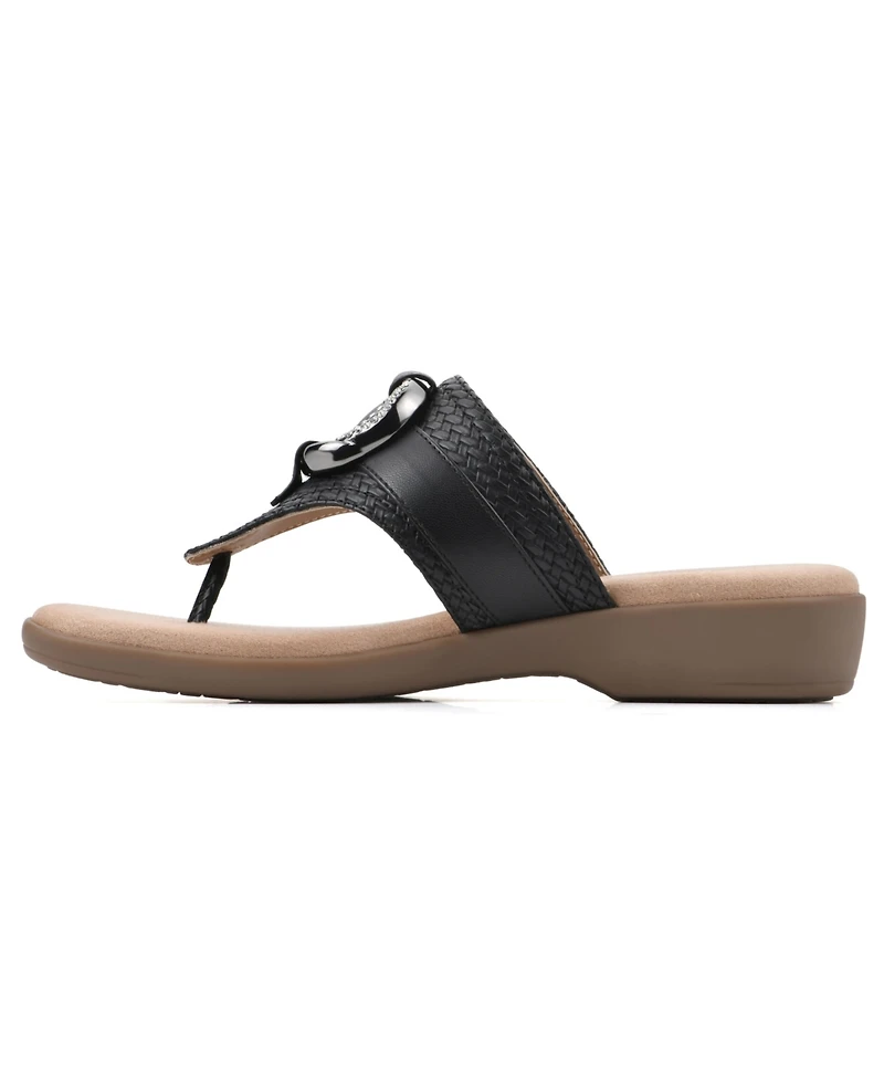 Cliffs by White Mountain Women's Benedict Thong Comfort Sandal