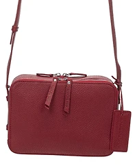 Mancini Women's Pebbled Rachel Camera Style Crossbody Handbag