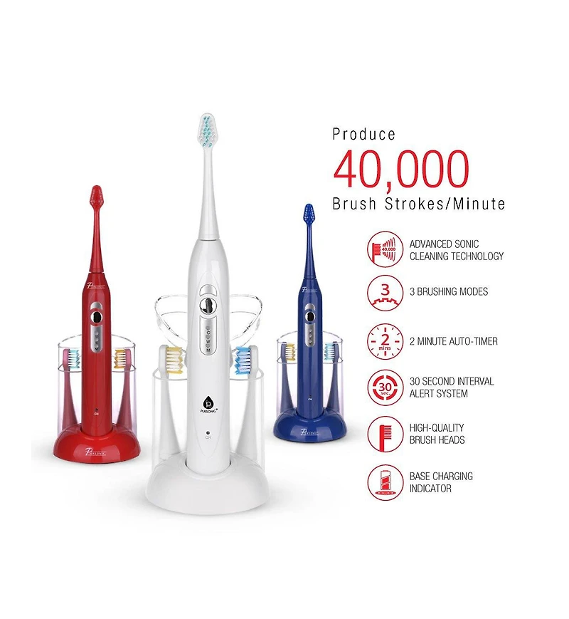 Pursonic Spm Electric movement Rechargeable Toothbrush - Blue