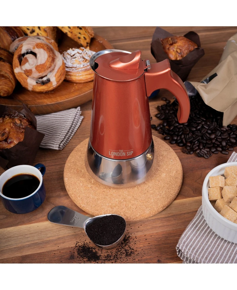 London Sip Stainless Steel Coffee Maker -cup