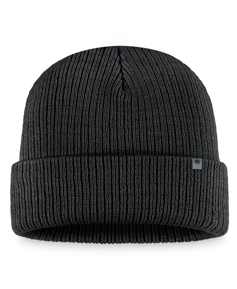 Men's Top of the World Black Houston Cougars Elijah Cuffed Knit Hat