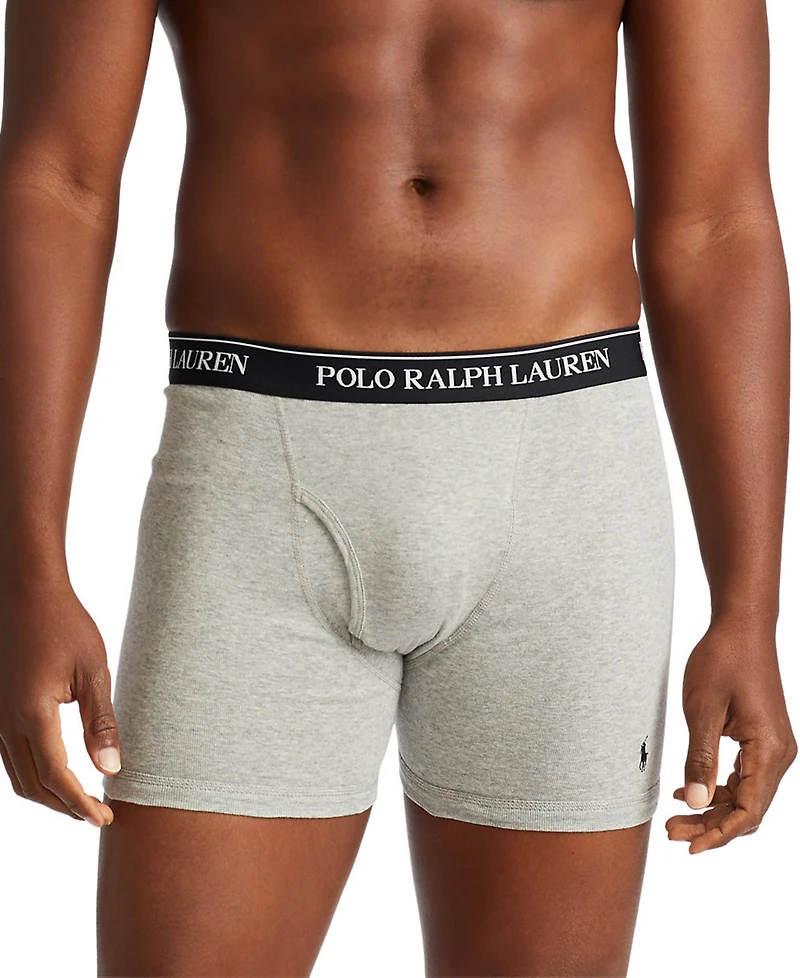 Polo Ralph Lauren Men's 3-Pack Classic Cotton Boxer Briefs