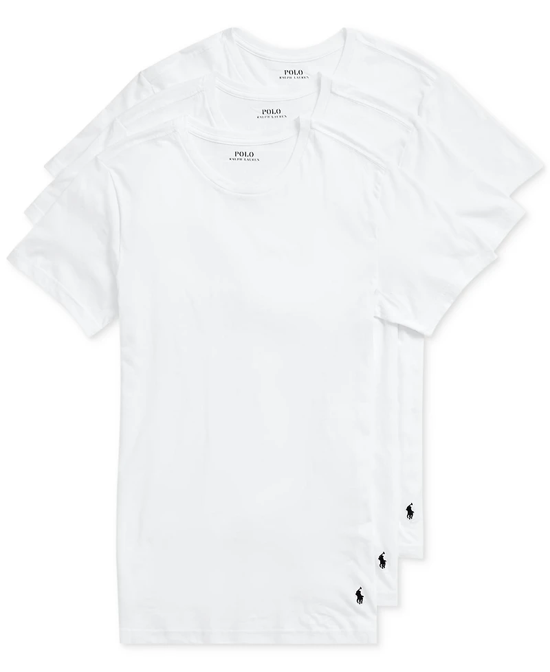 Polo Ralph Lauren Men's 3-Pack Slim Fit Crewneck Undershirt