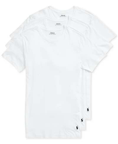 Polo Ralph Lauren Men's 3-Pack Slim Fit Crewneck Undershirt