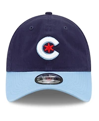 Men's New Era Navy, Light Blue Chicago Cubs City Connect 9TWENTY Adjustable Hat