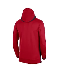 Men's Nike Red Washington Wizards Authentic Showtime Performance Full-Zip Hoodie