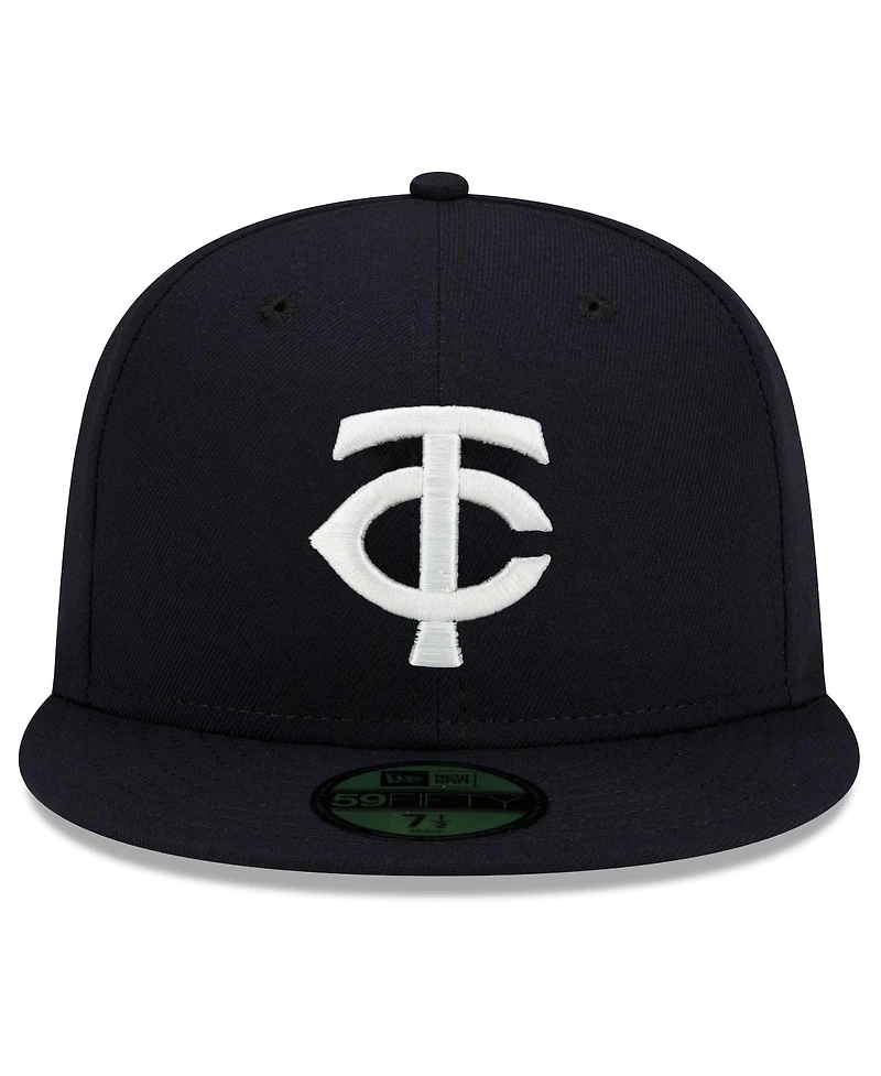 Men's New Era Navy Minnesota Twins 2023 Authentic Collection Alternate 59Fifty Fitted Hat