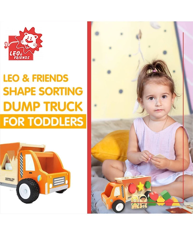 Leo & Friends Shape Sorting Dump Truck