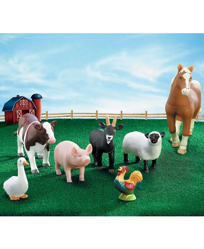 Learning Resources Jumbo Farm Animals - set of 7