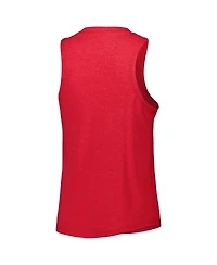 Concepts Sport Women's Navy, Red Atlanta Braves Wordmark Meter Muscle Tank Top and Pants Sleep Set