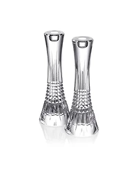 10" Waterford Lismore Diamond Candlestick, Set of 2