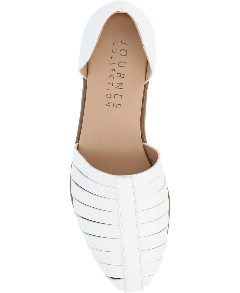 Journee Collection Women's Anyah Caged Two-Piece Flats