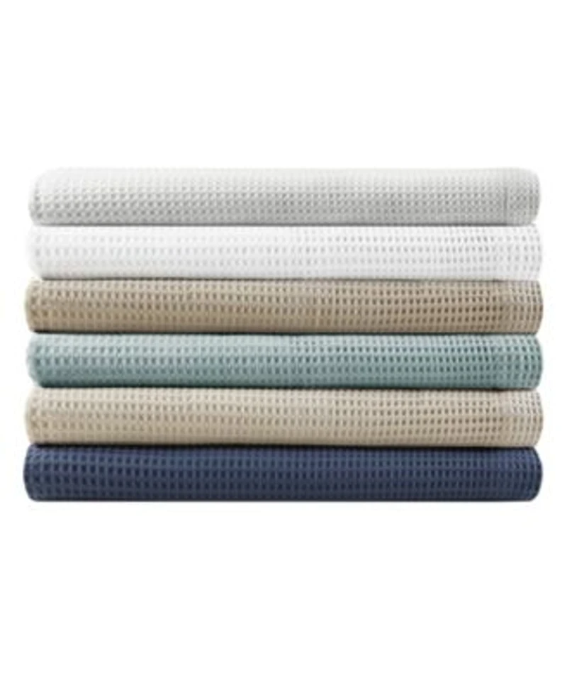 Madison Park Waffle Weave Cotton Blanket