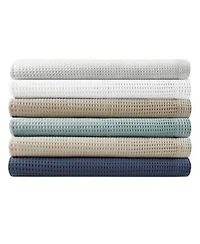 Madison Park Waffle Weave Cotton Blanket