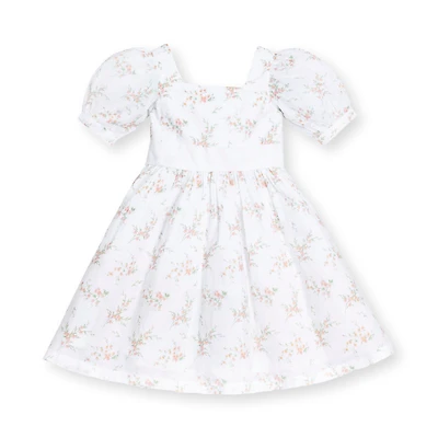 Hope & Henry Big Girls Short Sleeve Puff Sleeve Party Dress