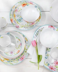 Euro Ceramica Charlotte 16 Pc. Dinnerware Set, Service for 4