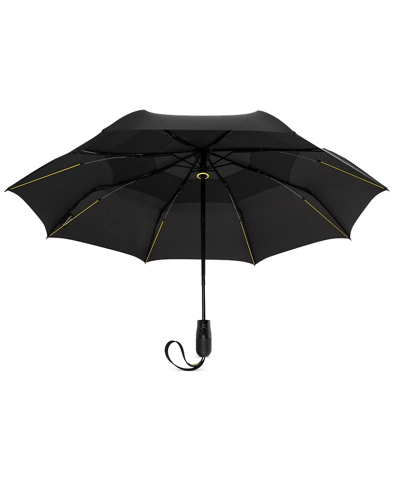 Shedrain Men's Compact Black Logo Umbrella