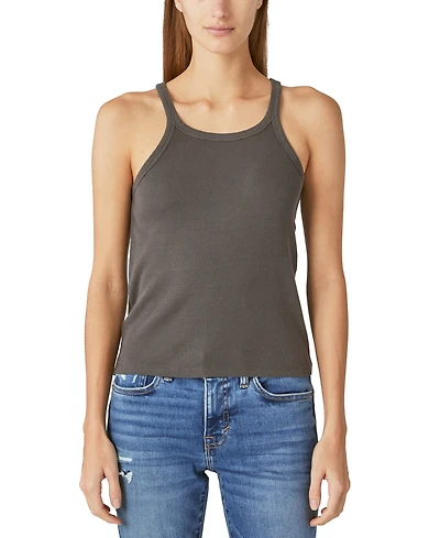 Lucky Brand Women's Ribbed Scoop-Neck Tank Top