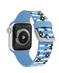 WITHit Blue Flower Child Silicone Band by Dabnee Lee designed for Apple Watch 42mm (Series 10) & 38/40/41mm
