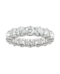 Charles & Colvard Moissanite Eternity Band (5 ct. t.w. Diamond Equivalent) 14k White Gold