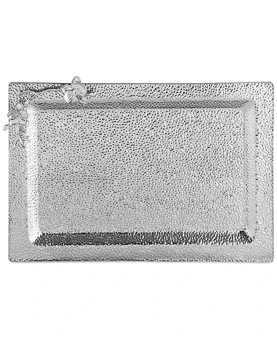 Michael Aram White Orchid Large Glass Tray