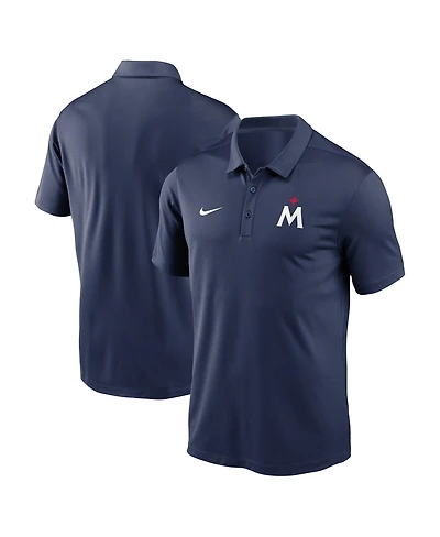 Men's Nike Navy Minnesota Twins 2023 Agility Logo Franchise Performance Polo Shirt