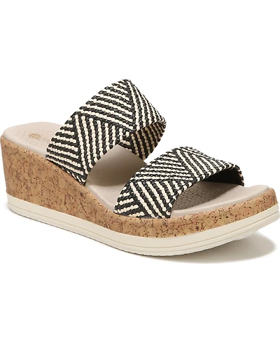 LifeStride Women's Resort Washable Slide Wedge Sandals