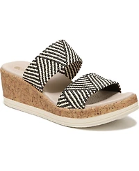 LifeStride Women's Resort Washable Slide Wedge Sandals