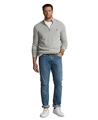 Polo Ralph Lauren Men's Big & Tall Cotton Quarter-Zip Sweater