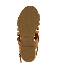 Dkny Little Girls Multi Strappy Flat Open Toe Sandals