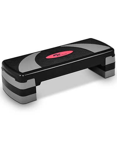 32'' Fitness Aerobic Step Adjust 4" - 6" - 8" Exercise Stepper