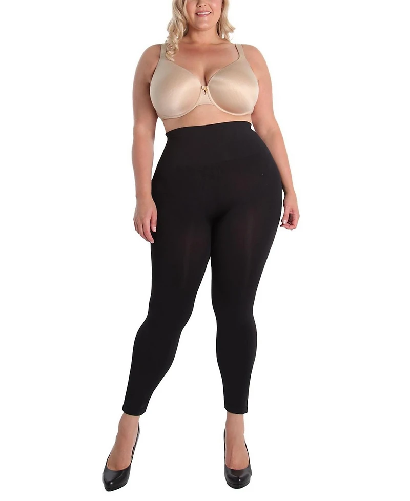 MeMoi Women's High-Waist Seamless Control Shapewear Leggings