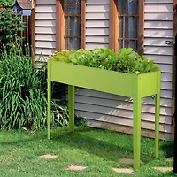 40''x12'' Outdoor Elevated Garden Plant Stand Raised Tall Flower Bed