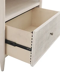 Maren 76" Wood Drawer Bookcase