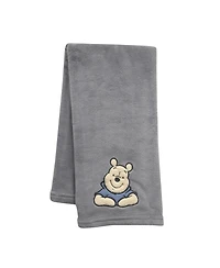 Lambs & Ivy Disney Baby Forever Pooh Gray Bear Baby Blanket by