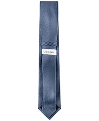 Calvin Klein Men's Indigo Houndstooth Tie