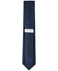 Calvin Klein Men's Silver-Spun Solid Tie