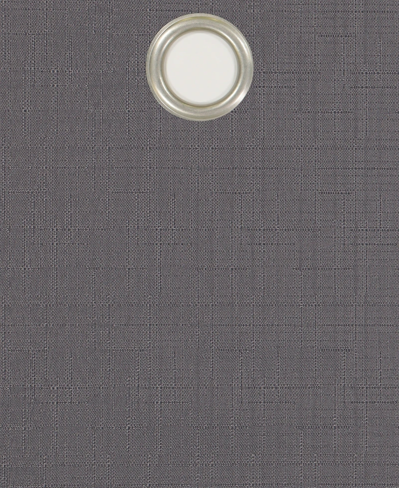 Eclipse Kendall Grommet Solid Textured Thermaback Blackout Curtain Panel, 54" x 42"