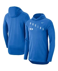 Men's Nike Blue Ucla Bruins Team Performance Long Sleeve Hoodie T-shirt