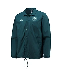 Men's adidas Green Atlanta United Fc Anthem Full-Snap Jacket