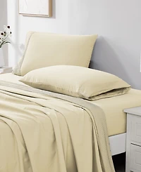Southshore Fine Linens Classy Pleated 21" Extra deep, Pocket Sheet Set