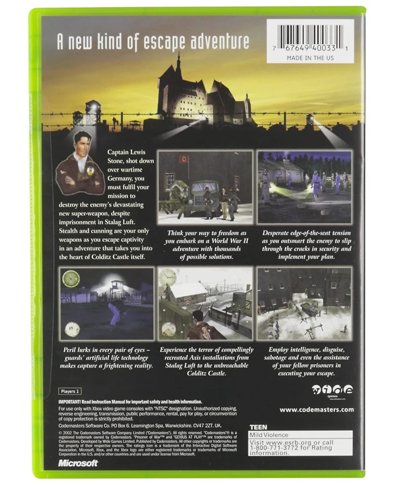 Prisoner of War - Xbox