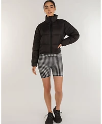 Rebody Active Women's On The Go Puffer Convertible Jacket Vest