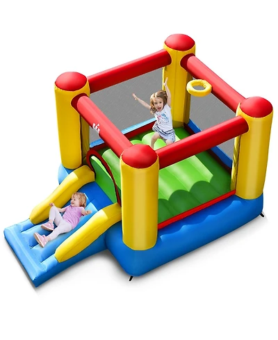 Inflatable Bouncer Kids Slide Bounce House without Blower